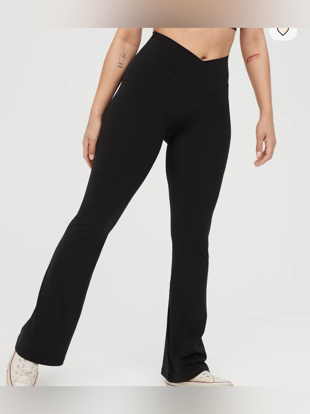 Offline by Aerie Black High-Rise Flare Leggings - Picture 2 of 5